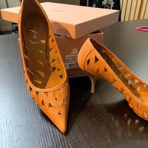 MIU MIU Bufalo Summer Heel